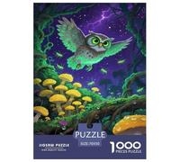 Owl Jigsaw Puzzle Impossibili 1000 Pezzi Decorazione Per La Casa. Rilassamento E Intelligence Per Adulti E Ragazzi Da 14 Anni 70x50cm/1000pcs