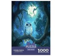 Owl Jigsaw Puzzle Impossibili 1000 Pezzi Decorazione Per La Casa. Rilassamento E Intelligence Per Adulti E Bambini Da 12 Anni 70x50cm/1000pcs