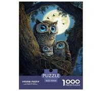 Owl Jigsaw Puzzle Impossibili 1000 Pezzi Decorazione Per La Casa. Rilassamento E Intelligence Per Adulti E Bambini Da 12 Anni 70x50cm/1000pcs