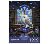 Owl Jigsaw Puzzle Impossible 1000 Pezzi Decorazione Per La Casa. Giochi Rilassamento E Intelligence Per Adulti E Bambini Da 12 Anni 38x26cm/1000pcs