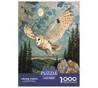 Owl Jigsaw Puzzle Impossible 1000 Pezzi Decorazione Per La Casa. Giochi Rilassamento E Intelligence Per Adulti E Ragazzi Da 14 Anni 38x26cm/1000pcs