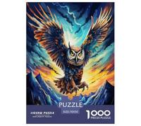 Owl Jigsaw Puzzle Impossible 1000 Pezzi Decorazione Per La Casa. Giochi Rilassamento E Intelligence Per Adulti E Ragazzi Da 14 Anni 70x50cm/1000pcs
