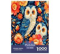 Owl Jigsaw Puzzle Impossible 1000 Pezzi Decorazione Per La Casa. Rilassamento E Intelligence Per Adulti E Bambini Da 12 Anni 38x26cm/1000pcs