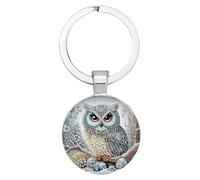 Owl Keychain - Zinc Alloy Cute Pendant, Owl Keyring Charm, Decorative Bag Accessory | Animal Key Ring Pendant For Keys Backpack Purse