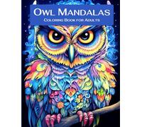 Owl Mandalas - Coloring Book for Adults