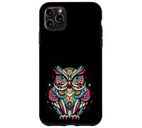 Owl Midcentury Mid Century Retro Hoot Animal Custodia per iPhone 11 Pro Max