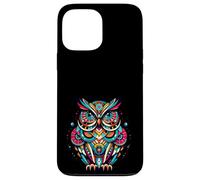 Owl Midcentury Mid Century Retro Hoot Animal Custodia per iPhone 13 Pro Max