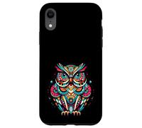 Owl Midcentury Mid Century Retro Hoot Animal Custodia per iPhone XR