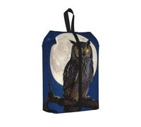 Owl Moon - Borsa per scarpe da viaggio, impermeabile, 3 in 1, per scarpe da ginnastica