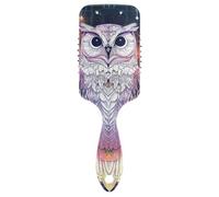 Owl Neon Mistero Tarocchi Carte amichevole massaggio spazzola per capelli Progettato massaggio cuoio capelluto per tutti i tipi di capelli con manico ergonomico cepillo para cabello de mujer