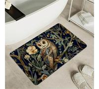 Owl Out Standing Flower Zerbino Ingresso Confortevole Tappeto Entrata Antiscivolo Tappeti Da Bagno Per Doccia Esterno Corridoio 40X60 Cm