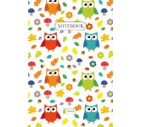 Owl Pals ~ Small Lined Notebook: Compact Kids Journal for Everyday Writing and Notes | Cute Owl Cover for Children