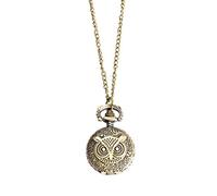 Owl Pocket Watch Pendant Necklace Pocket Watch Watch Activity Clock Wall Clock Necklace Jewelry Watch