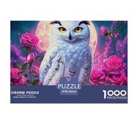 Owl Puzzle 1000 Pezzi Per Adulti E Bambini Con Una Misura Impegnativo E Difficile Giochi Rilassamento E Intelligence,Regalo Per Amore E Amico 38x26cm/1000pcs