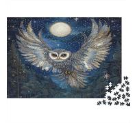 Owl Puzzle 1000 Pezzi Per Adulti, Pixel Art Reale, Esperienza Trasformativa, Design Da Incorniciare 1000pcs (75x50cm)