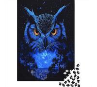 Owl Puzzle 1000 Pezzi, Strumento Cognitivo, Progetto Condiviso, Opera Da Mostrare 1000pcs (75x50cm)