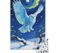 Owl Puzzle 1000 Pezzi, Strumento Cognitivo, Progetto Condiviso, Opera Da Mostrare 1000pcs (75x50cm)