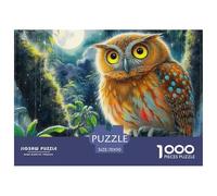 Owl, Puzzle Da 1000 Pezzi, Costruzione Artistica Coinvolgente Che Porta A Un Elegante Risultato Decorativo, Complemento Originale E Stiloso Per Soggiorno, Camera O Spazi Comuni, Adatto A Partire Dai 1