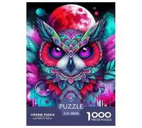 Owl, Puzzle Da 1000 Pezzi, Costruzione Artistica Coinvolgente Che Porta A Un Elegante Risultato Decorativo, Complemento Originale E Stiloso Per Soggiorno, Camera O Spazi Comuni, Adatto A Partire Dai 1