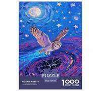 Owl Puzzle Impossibili 1000 Pezzi Decorazione Per La Casa. Giochi Rilassamento E Intelligence Per Adulti E Ragazzi Da 14 Anni 70x50cm/1000pcs