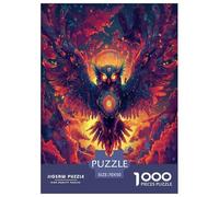 Owl Puzzle Impossible 1000 Pezzi Decorazione Per La Casa. Rilassamento E Intelligence Per Adulti E Ragazzi Da 14 Anni 70x50cm/1000pcs