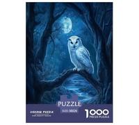 Owl Puzzle Impossible 1000Pcs Decorazione Per La Casa. Giochi Rilassamento E Intelligence Per Adulti E Ragazzi Da 14 Anni 38x26cm/1000pcs