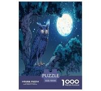 Owl Puzzle Per Adulti 1000 Pezzi - Antistress, Pazienza, Gioco Per Tutta La Famiglia 70x50cm/1000pcs