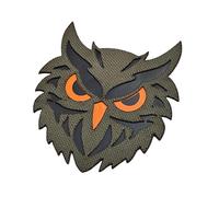 Owl Tactical Night Hunter Lasercut Patch Morale [Ranger Green]