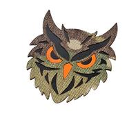Owl Tactical Night Hunter Morale Lasercut Patch [Multicam]