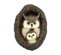 Owl Tree Hugger Owl Resin Tree Face Garden Peeker per prato versatile