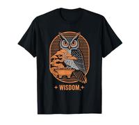 Owl Wisdom Bonsai Arte Giapponese Amante del Giappone Maglietta