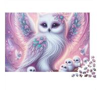 Owl with Babies Puzzle Da 1000 Pezzi in Cartone Spessore Per Adulti Tempo Libero Decorare Casa Interlocking Facile Da Assemblare 70x50cm/1000pcs
