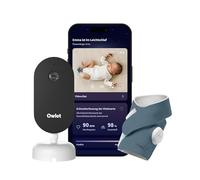 Owlet Dream Duo 3 - Dream Sock Bedtime Blue + Dream Sight - Sistema di monitoraggio intelligente per la salute dei bebè