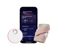 Owlet Dream Sock - Baby Monitor Intelligente - Monitora in tempo reale frequenza cardiaca e livelli di ossigeno - Rosa Antico (Dusty Rose)