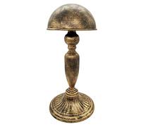 Owlgift Espositore in metallo rimovibile a forma di cupola, stile vintage, per cappelli, parrucche, colore: bronzo