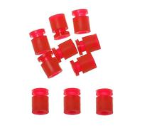 OwlKay Accessori per droni 40Pcs M2/M3 Soft Mount Shock Absorption Balls for FPV Quadcopter F4 F7 Flight Controller Anti Vibration Silicone Damper Balls (Color : Black M3x6.6mm)