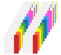 OWLKELA 480 Pezzi 5,1 x 4 cm Etichette [12 Stili ], Scrivibili Bandiere per Evidenziare ed Evidenziare Pagine, Scrivibili, Riposizionabili