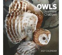 Owls: Jeannine Chappell 2027 Wall Calendar