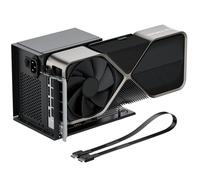OwlTree PCIe 4.0 x4 64Gbps eGPU scheda grafica esterna Dock, con OCuLink SFF-8612 8311 a PCIe x16 e SFF-8611 cavo maschio 50 cm, supporta GPU Laptop MIni PC standard ATX alimentatore