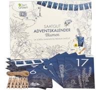 Own Grown Calendario dell'Avvento con Semi - Fiori - 1 pz.