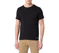 Own Stretch-t-Shirt mit Rundhalsausschnitt, Black, S Uomo