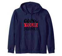 Own Your Game Motivational Gamer for Confident Players Felpa con Cappuccio