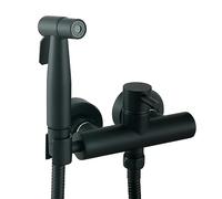 Ownace Set miscelatore per bidet per bidet con doccetta per WC e rubinetto per bidet caldo e freddo musulmano con kit spruzzatore Shattaf per montaggio a parete