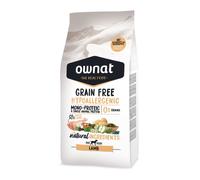 Ownat Grain Free Hypoallergenic Mono-Proteic All Breeds Adult con salmone fresco - 12 Kg - 1° ORDINE? scegli lo sconto BZR5 / BZR20 + 200 punti fedeltà