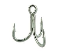 Owner American 5666-119 Stinger-66 Treble Hook, Taglia 1/0, gambo corto, 4X