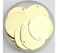 OWNPET Paillettes 30mm 40mm 50mm Paillettes per Artigianato Grandi Paillettes Rotonde Paillette Lentejuelas con 1 Foro Laterale Accessori per Cucire manuali Fai da Te