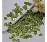 OWNPET Paillettes Glitterate da 10 mm 20 mm, Piatte e Rotonde in PVC con Paillette in Polvere Flash per Artigianato, 600 Pezzi