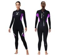 Owntop Muta da 5 mm per uomo e donna, in neoprene, con cerniera posteriore, per adulti, lunghezza intera, termica, flessibile, per immersioni in acqua fredda, surf