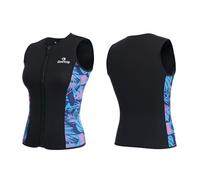 Owntop Muta per Donna | 3mm Gilet Senza Maniche in Neoprene Termico | Muta in Neoprene | Caldo e Comodo | Surf, Snorkeling, Nuoto, Immersioni | Rosso, Taglia M