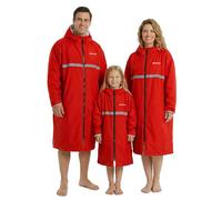 Owntop Parka da Nuoto per Adulti e Bambini, Poncho da Surf Antivento e Impermeabile, Accappatoio Oversize con Tasche Foderate in Peluche e Cappuccio, per Piscina Spiaggia, Surf, Campeggio